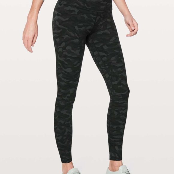 lululemon athletica Pants - Luluemon Align Pant Black Camo 25"